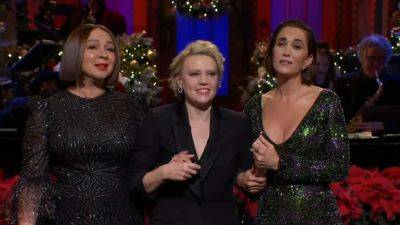 ‘SNL’ Monologue: Kate McKinnon Joined By Maya Rudolph & Kristen Wiig In Debut As Host - deadline.com