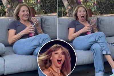 Watch Katie Couric’s shocked reaction learning she’s going to be a grandma — and how was Taylor Swift involved? - nypost.com