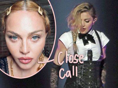 Madonna Jokes She 'Had To Almost Die' To Get Kids Together While Calling Recovery A 'F**king Miracle'! - perezhilton.com