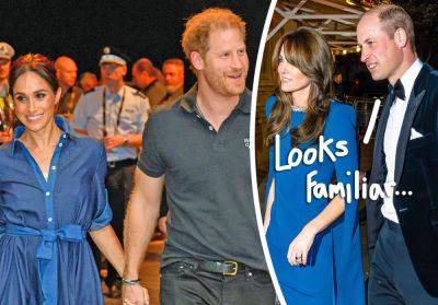 Did Harry & Meghan Purposefully Change Their Christmas Card To Copy William & Catherine?? - perezhilton.com