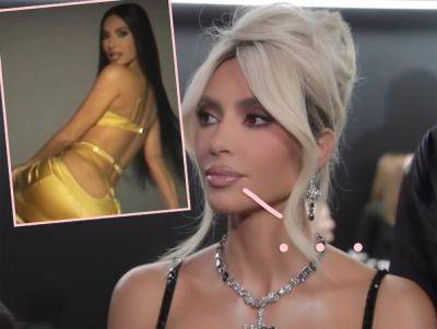 Kim Kardashian Accused Of Copying Designer’s Dress For Her SKIMS New Year’s Eve Line! - perezhilton.com