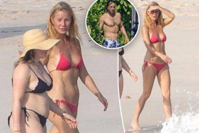 Gwyneth Paltrow rocks tiny pink bikini on family vacation in Mexico - nypost.com - USA - Mexico - county Story
