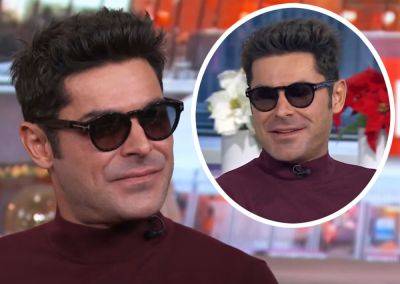 Zac Efron Rocks Sunglasses Inside On Today Show -- And Fans Are Seriously Concerned!! - perezhilton.com - county Harris - county Allen - county Stanley - county Dickinson