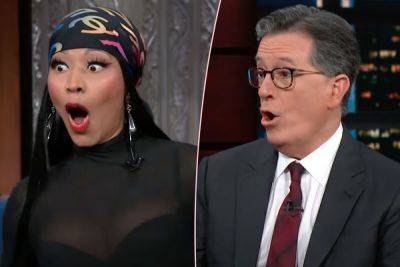 Stephen Colbert SHOCKS Nicki Minaj In 'Rap Battle' Moment! WATCH! - perezhilton.com