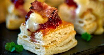 Brie and cranberry vol-au-vents ready in just 10 minutes - recipe - www.ok.co.uk - France
