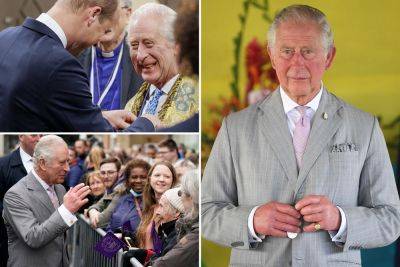 Prince William, King Charles poke fun at viral ‘sausage fingers’ before coronation, new royal doc shows - nypost.com - county Charles
