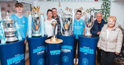 Man City take all five trophies to surprise family after 'most horrendous' year - www.manchestereveningnews.co.uk - Manchester