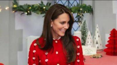 Kate Middleton Goes For Another Relatable 'Fit in a Cozy Red Cardigan - www.glamour.com