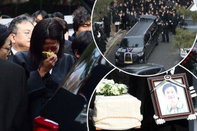 ‘Parasite’ star Lee Sun-kyun’s anguished wife breaks down in tears during private funeral - nypost.com - South Korea - city Seoul