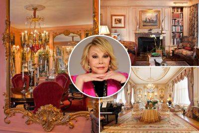 Joan Rivers’ ‘haunted’ Versailles-style NYC penthouse removed from market after 3 years - nypost.com - France - Saudi Arabia