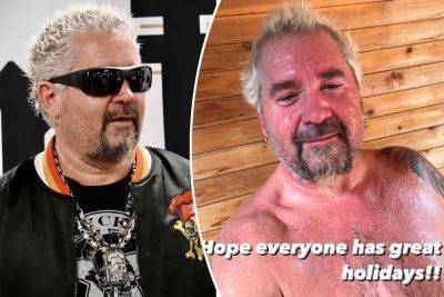 Guy Fieri, 55, brings on ‘the heat’ with sweaty, shirtless sauna selfie: Happy ‘holidays!’ - nypost.com - Indiana - county Morgan - city Flavortown