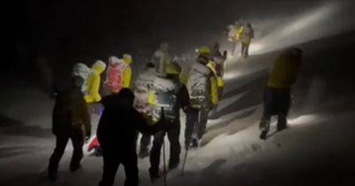 Hiker saved by mountain rescue heroes during terrifying blizzard in Highlands - www.dailyrecord.co.uk - Scotland - county Highlands - Beyond