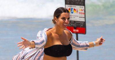 I'm A Celebrity's Tony Bellew's wife looks sensational in black bikini as she enjoys day at the beach - www.ok.co.uk - Australia - Britain