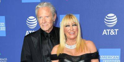 Suzanne Somers' Husband Explains Why She Was Buried in Timberland Boots - www.justjared.com