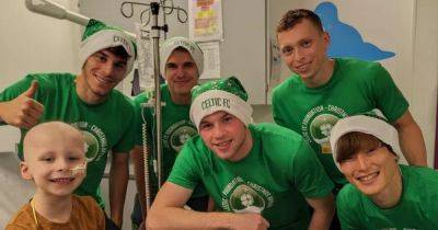 Celtic stars drop by Glasgow Children's Hospital for surprise Christmas visit - www.dailyrecord.co.uk