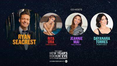 ‘New Year’s Rockin’ Eve with Ryan Seacrest’ Brings Rita Ora & Jeannie Mai As Co-Hosts, Drops New Orleans Coverage - deadline.com - Spain - New Orleans - Puerto Rico - county Pacific - county Atlantic