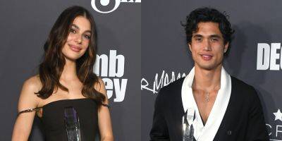Charles Melton & Camila Morrone Receive Breakthrough Acting Awards at Critics Choice Event - www.justjared.com - Los Angeles