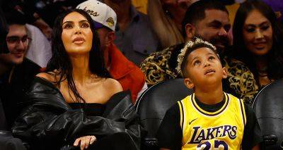 Kim Kardashian Brings Son Saint to Lakers Game for His 8th Birthday - www.justjared.com - Los Angeles - Los Angeles - USA - county Story