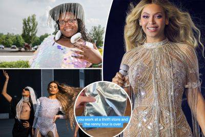 Beyoncé fans leave thrift stores struggling to resell unwanted ‘Renaissance’ tour garb: ‘Non stop silver’ - nypost.com