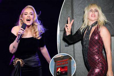 Adele ‘shat’ herself when Lady Gaga came to her Vegas residency - nypost.com - Las Vegas - city Sin
