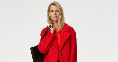 Get Taylor Swift's look with sell-out red M&S coat that makes shoppers 'feel like a million dollars' - www.ok.co.uk - county Bay - state Kansas - Wisconsin - Kansas City