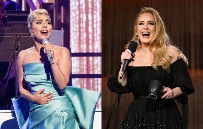 Adele recalls how nervous she was when Lady Gaga came to see her perform - www.nme.com - Britain - Las Vegas - state Nevada