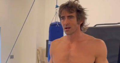 Lee Pace Shows Off Fit Physique Going Shirtless in 'Foundation' Training Video - Watch Now! - www.justjared.com