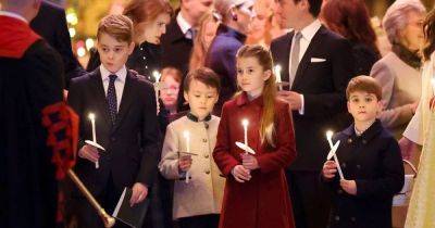 Prince Louis' antics at royal carol concert left sister Charlotte in fit of giggles - www.dailyrecord.co.uk - Charlotte