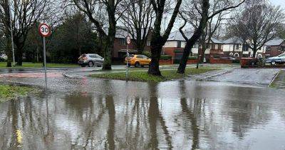 Flooding hits Aldi with streets under water as rain batters Greater Manchester - www.manchestereveningnews.co.uk - Manchester