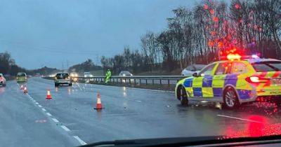 Cops shut busy Scots road after horror smash as motorists warned to expect delays - www.dailyrecord.co.uk - Scotland - Beyond