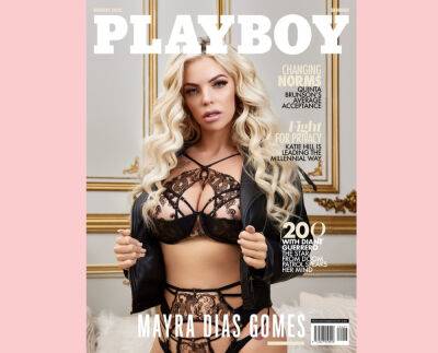 Meet Hollywood’s New Pamela Anderson: Pro Wrestling Personality Mayra Dias Gomes Lands Playboy February 2023 Cover - perezhilton.com - Brazil - California - Las Vegas - Dubai - Denmark