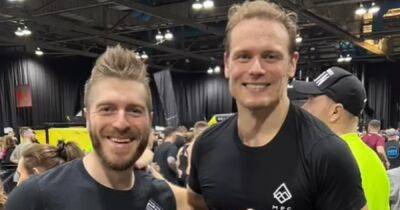 Outlander star Sam Heughan joins Glasgow fitness event as part of My Peak Challenge - www.dailyrecord.co.uk - Britain - Scotland - county Ocean