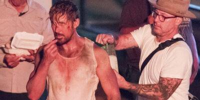 Ryan Gosling Looks All Beaten Up On 'The Fall Guy' Set After Boat Chase Scene - www.justjared.com - Australia