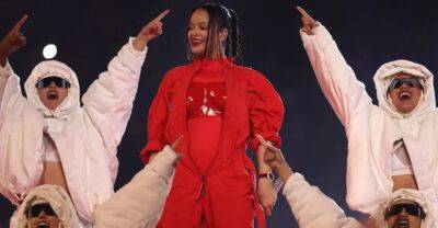 Rihanna confirms pregnancy during Super Bowl halftime show performance - www.thefader.com - Arizona - city This - Philadelphia, county Eagle - county Eagle - Kansas City
