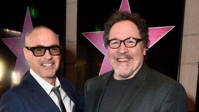 Robert Downey Jr. Hilariously Supports Jon Favreau at His Hollywood Walk of Fame Ceremony (Exclusive) - www.etonline.com