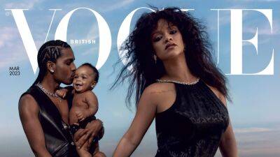 Rihanna Covers 'British Vogue' With A$AP Rocky and Son: 'We're Best Friends With a Baby' - www.etonline.com - Britain