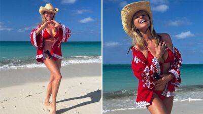 Christie Brinkley, 68, shows off ‘sexy’ bikini body in red hot swimsuit for Valentine's Day - www.foxnews.com