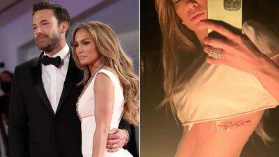 Ben Affleck, Jennifer Lopez debut matching tattoos on first Valentine's Day as a married couple - www.foxnews.com