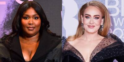 Lizzo Reveals What She Drinks At Adele's House - www.justjared.com - Britain
