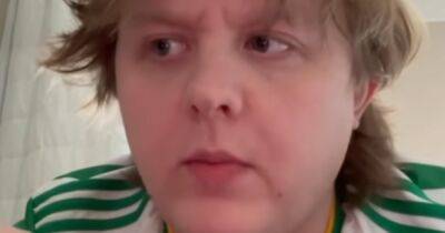 Lewis Capaldi dons Celtic top as he issues 'warning' to fans about gig tickets - www.dailyrecord.co.uk - Britain - Scotland - Centre - Manchester - county Highland