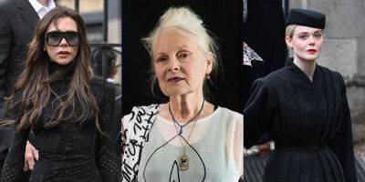 Every Celeb Who Attended Vivienne Westwood's Memorial Service, Including Victoria Beckham, Elle Fanning & More - www.justjared.com - London