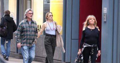 Kate Hudson Enjoys NYC Shopping Day With Fiance Danny Fujikawa and Parents Goldie Hawn and Kurt Russell: Photos - www.usmagazine.com - New York