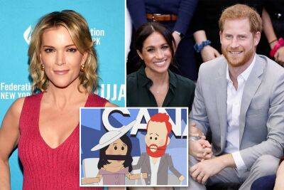 Megyn Kelly: Prince Harry, Meghan Markle ‘won’t recover’ from ‘South Park’ dig - nypost.com