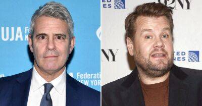 Andy Cohen Doubles Down on Annoying Claims That James Corden Copied ‘WWHL’ Set — But ‘Better’ - www.usmagazine.com - Britain - New York - state Missouri - county Craig - city Ferguson, county Craig