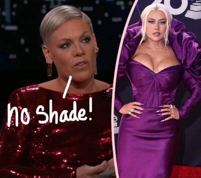 Pink Denies ‘Shading’ Christina Aguilera With Lady Marmalade Video Comments! - perezhilton.com - Britain