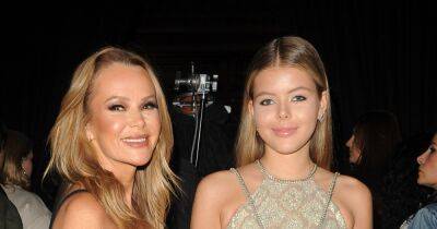 Amanda Holden, 52, and daughter Lexi, 17, twin in cut-out dresses at LFW - www.ok.co.uk - Britain - Mexico - county Hall - Dubai