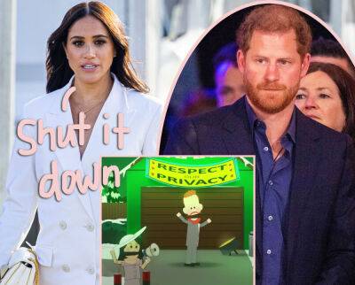 Meghan Markle Has Been 'Upset & Overwhelmed' For DAYS By South Park Episode -- Is A Lawsuit Coming?? - perezhilton.com - California - Canada