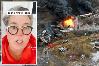 Rosie O’Donnell slams response to Ohio train derailment: ‘Nothing’s being done’ - nypost.com - county Todd - Ohio