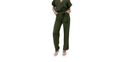 This Brand-New Belted Jumpsuit Works for Just About Any Spring Situation - www.usmagazine.com