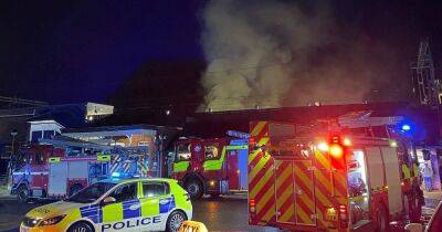 Emergency services scrambled as train catches on fire at Wilmslow station - www.manchestereveningnews.co.uk - Manchester